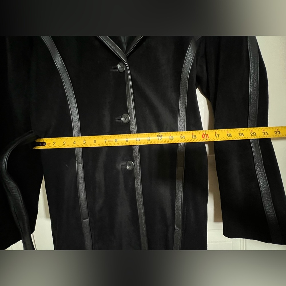 ALFANI Genuine Leather Coat Size: Small - Picture 9 of 10
